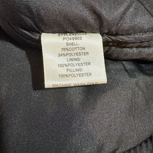 Skies Are Blue Vest Womens S Gray Quilted Snap Front Cozy Boho Layered Look - Picture 6 of 10